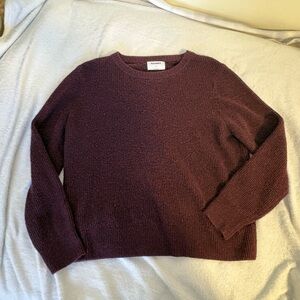 Old Navy Rich Burgundy Crew Neck Sweater